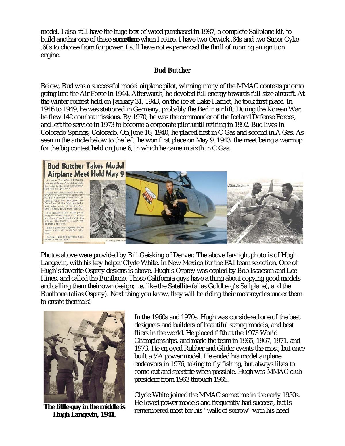 Page 17 of the original history of Minneapolis Model Aero Club (MMAC)