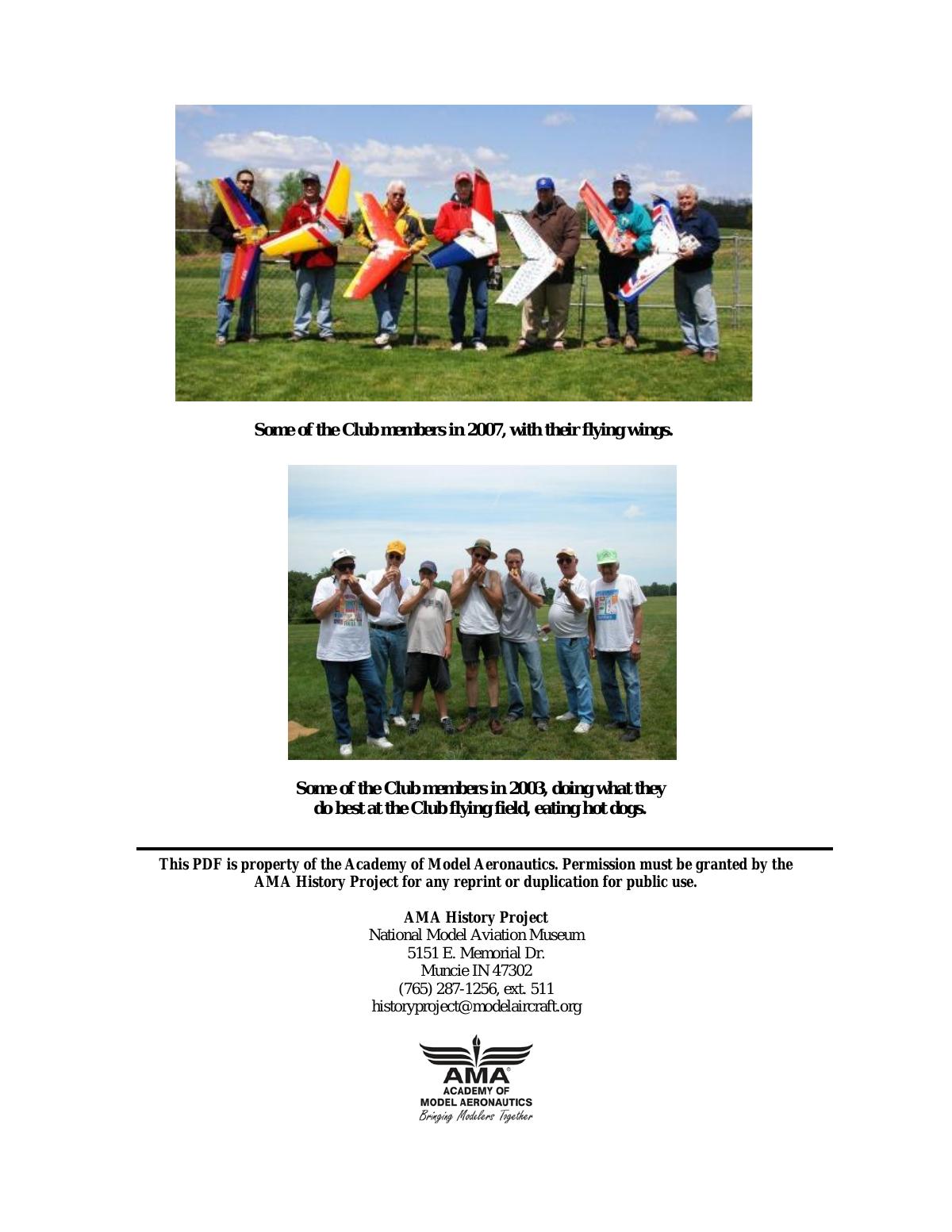 Page 11 of the original history of Monmouth Model Airplane Club