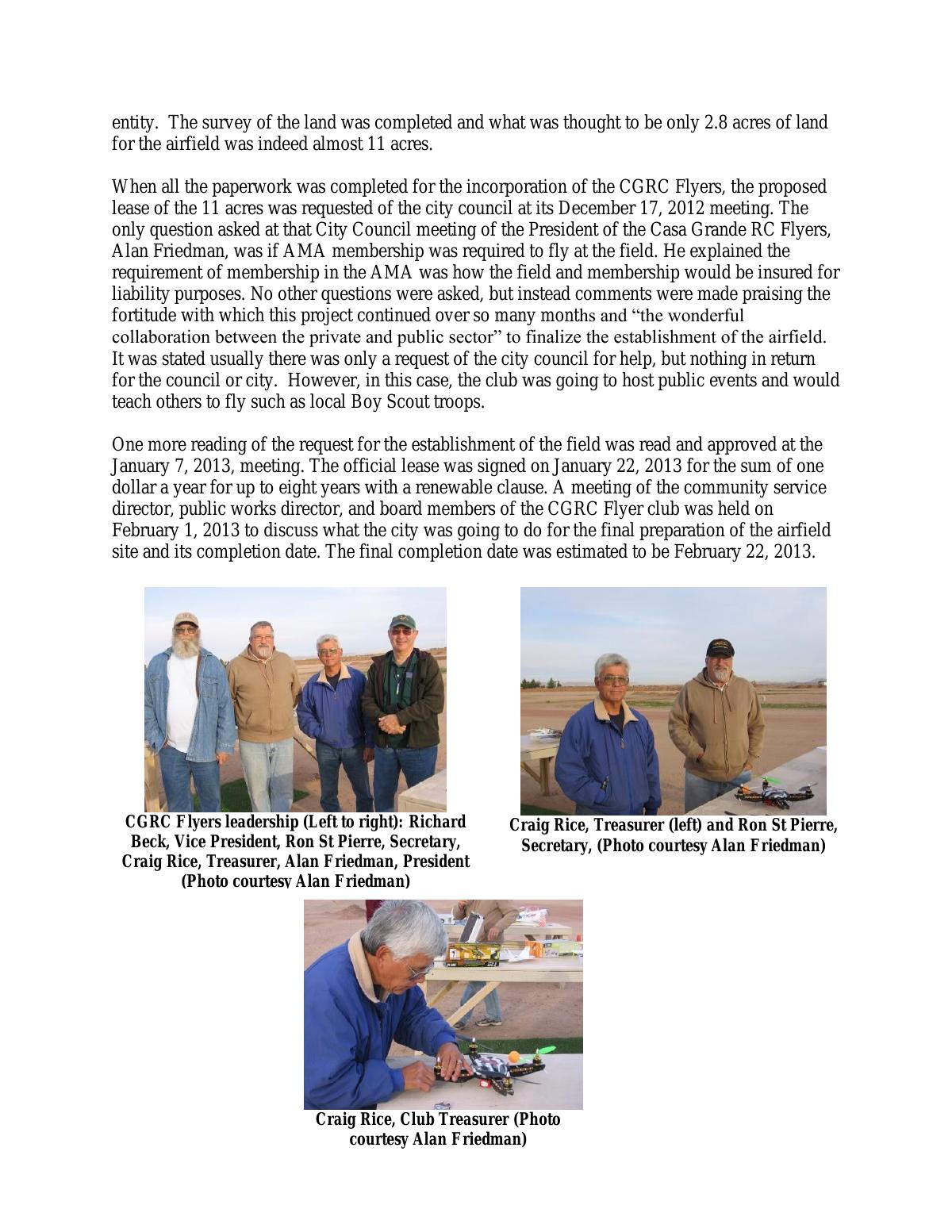 Page 2 of the original history of the