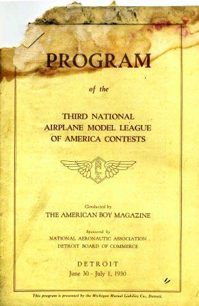Photograph from the history of Airplane Model League of America (AMLA), page 3