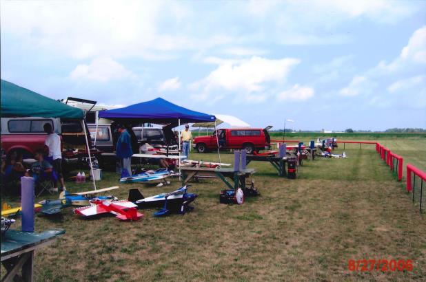 Photograph from the history of Auglaize Buzzard Baiter's Radio Control Flying Club, page 2