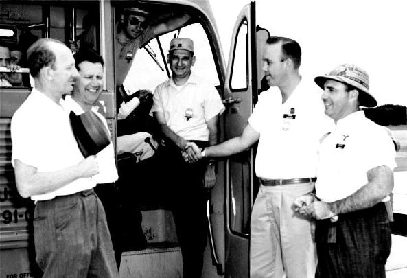 Photograph from the biography of Frank Garcher, page 16
