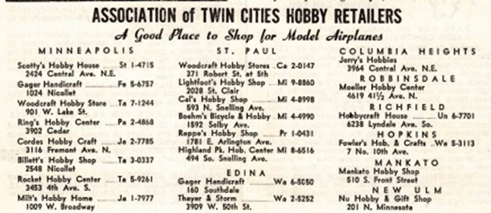 Photograph from the history of Minneapolis Model Aero Club (MMAC), page 9