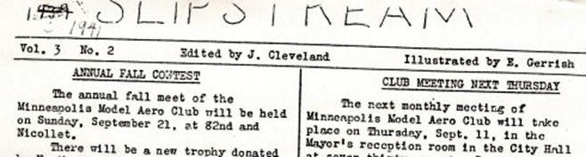 Photograph from the history of Minneapolis Model Aero Club (MMAC), page 11