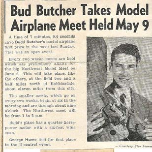 Photograph from the history of Minneapolis Model Aero Club, page 17