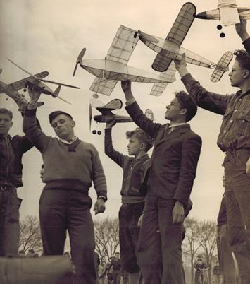 Photograph from the history of Minneapolis Model Aero Club, page 17