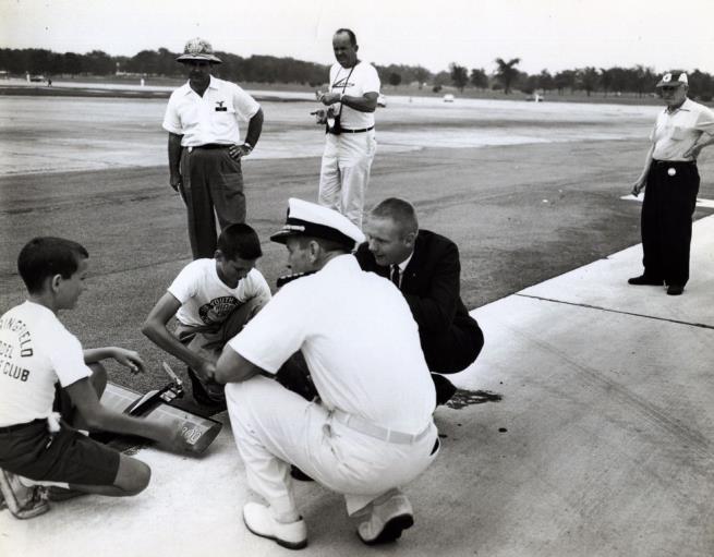 Photograph from the biography of Neil A. Armstrong, page 7