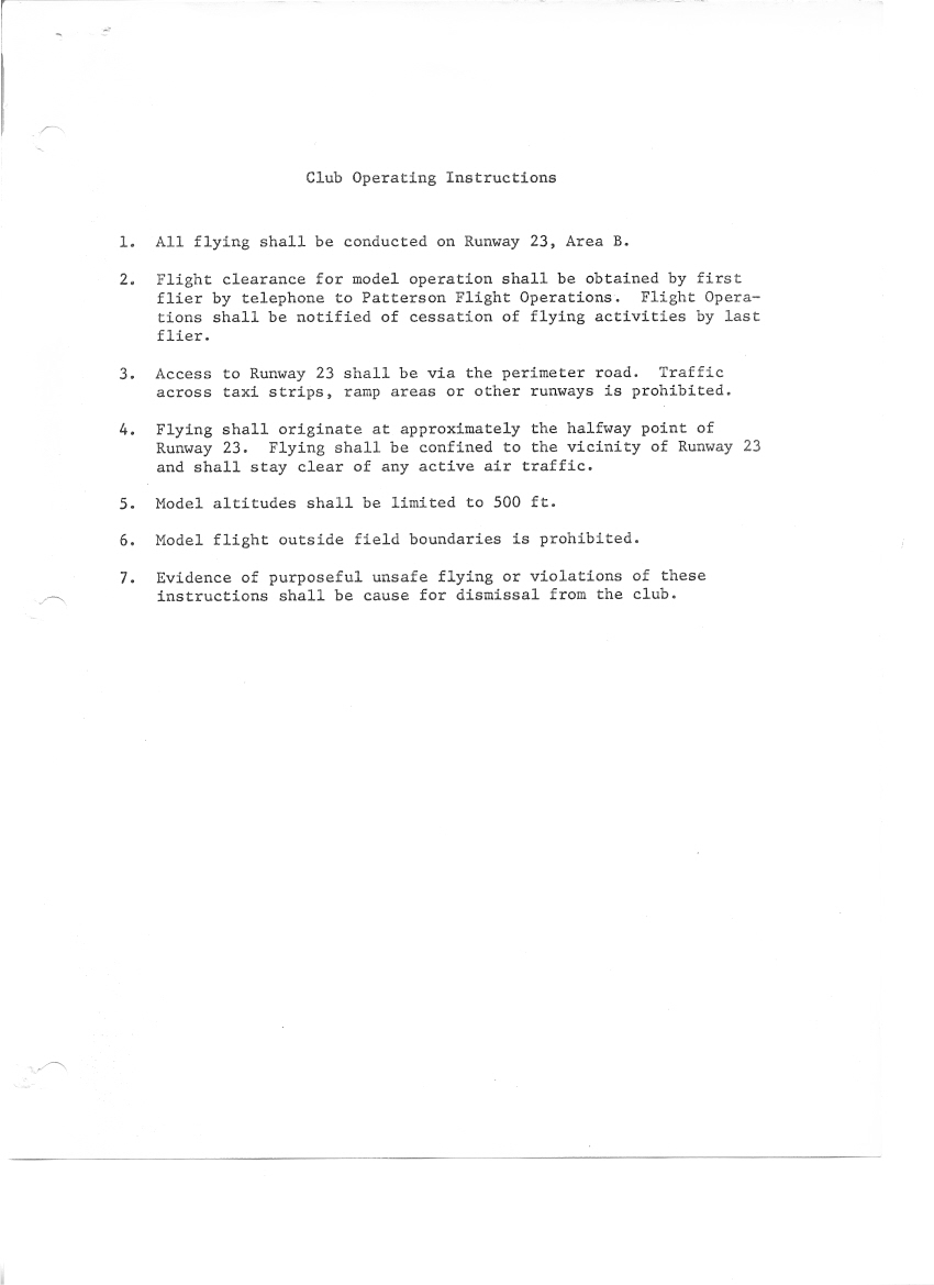 Photograph from the history of Radio Aircraft Modelers Society (RAMS), page 22