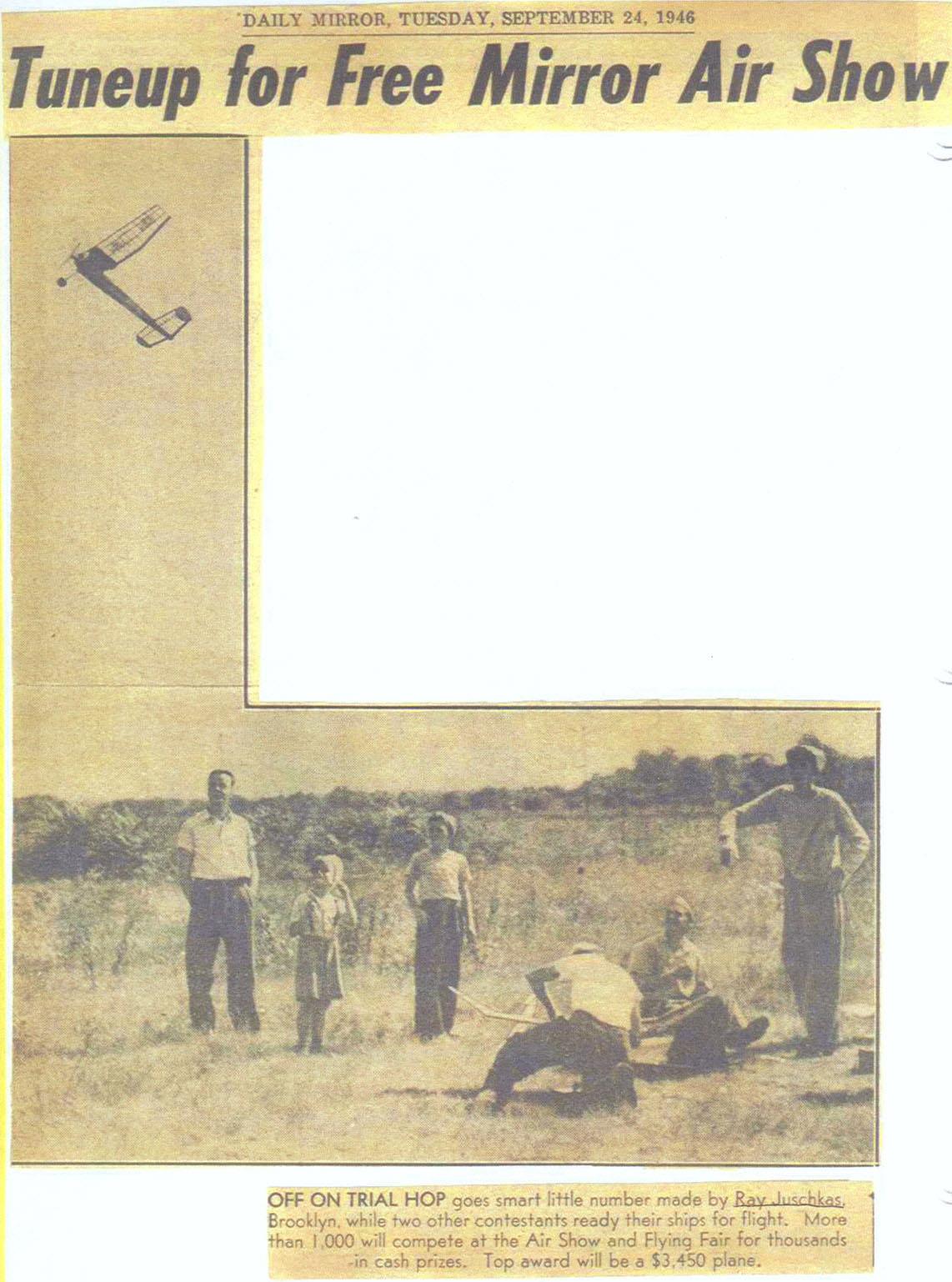 Photograph from the autobiography of Raymond (Ray) Juschkus, page 4