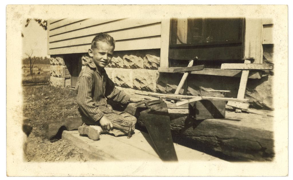 Photograph from the biography of Richard Lee Apple, page 1